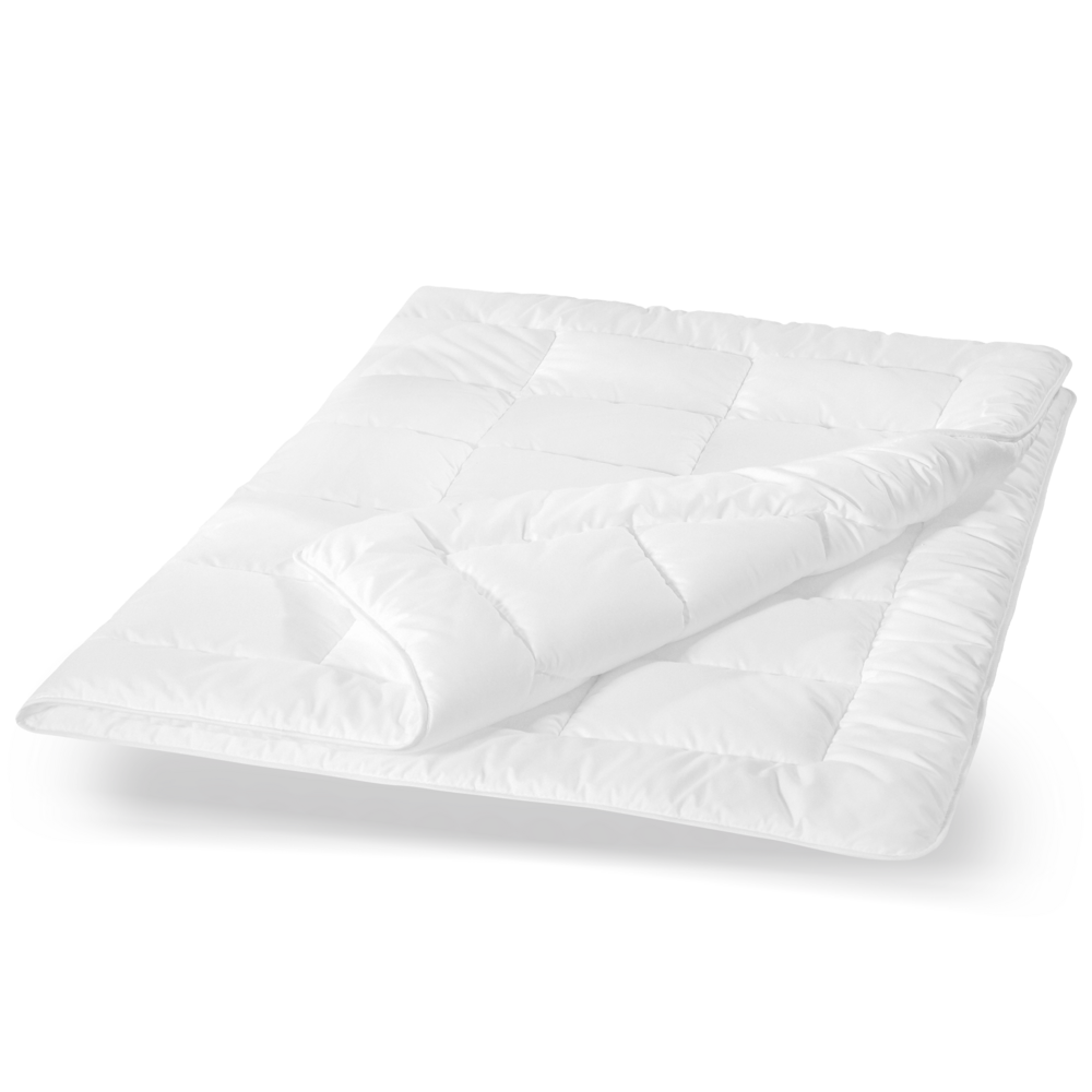 Biała kołdra Hollofil® Allerban®, pikowana w prostokąty z wałkiem